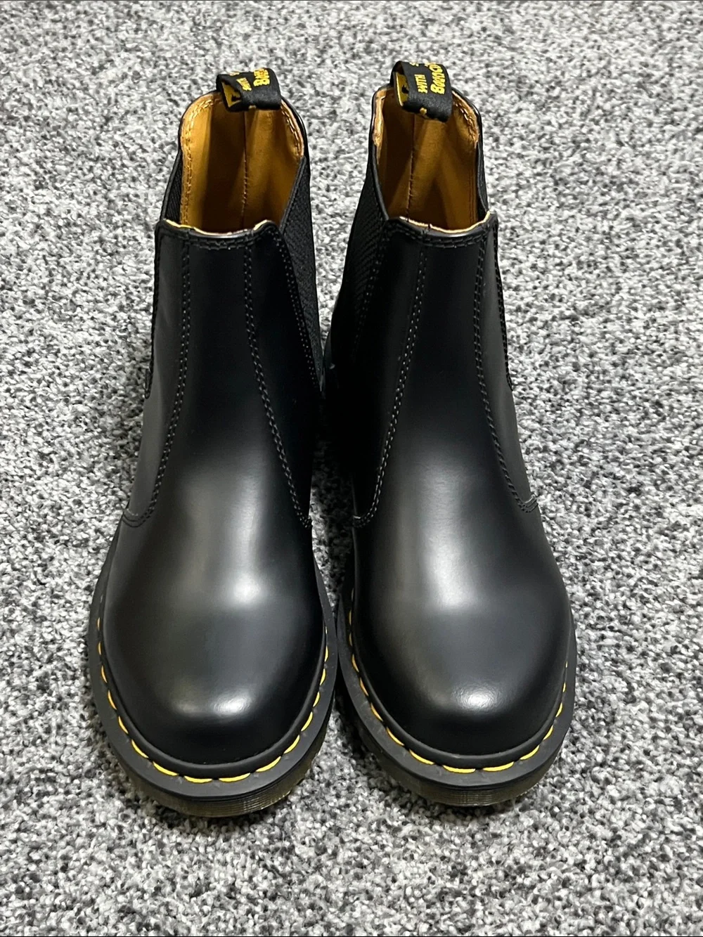 Dr. Martens Air Wair Black Leather Virginia Chelsea Boot NWOT